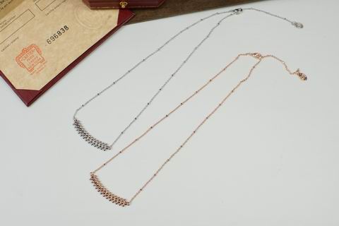 Studded Pendant Necklace, Rose Gold Tone