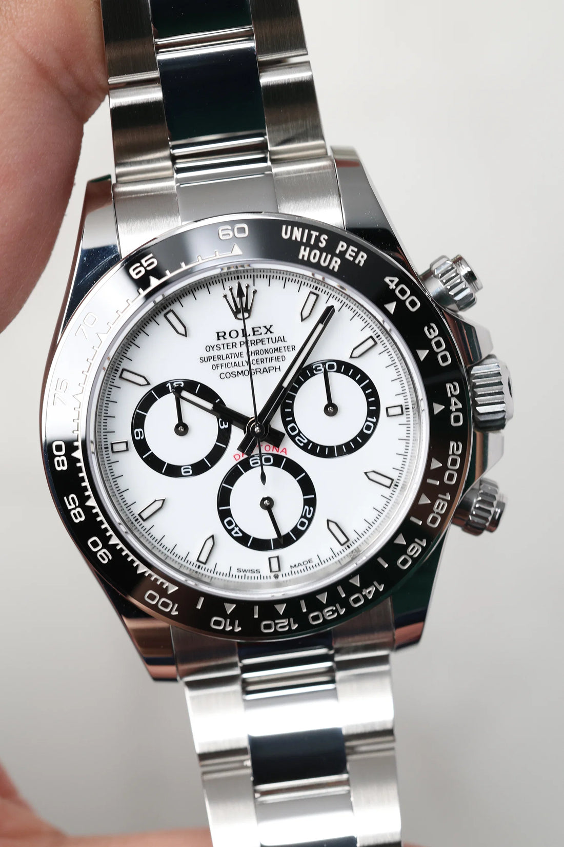 Chronograph Racing Watch, Steel, 40 mm
