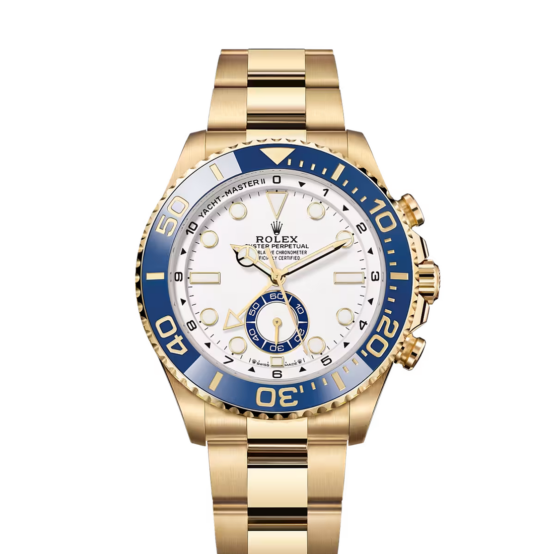 Regatta Bezel Watch, Yellow Gold Tone, 44 mm