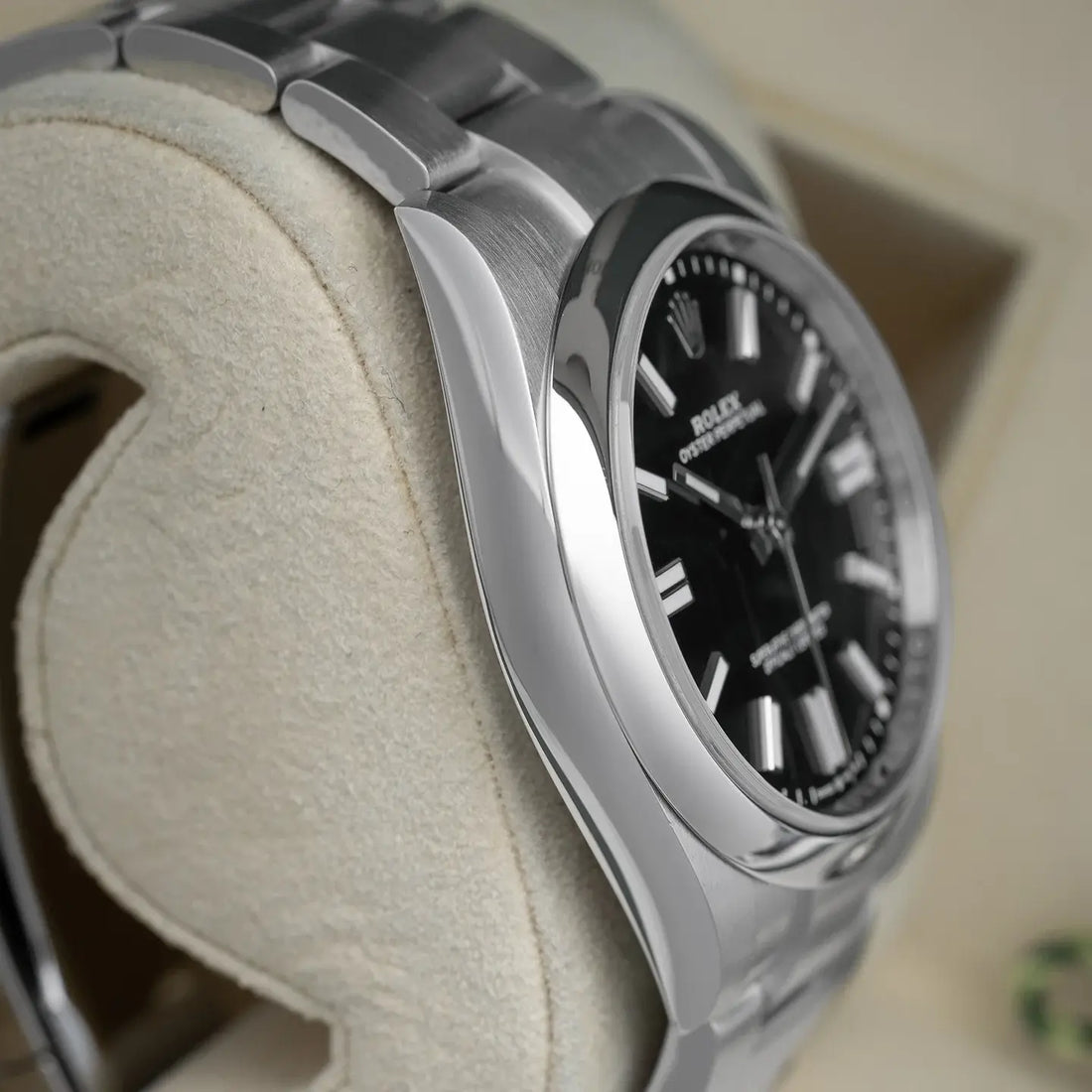 Round Automatic Watch, Steel, 36-41 mm