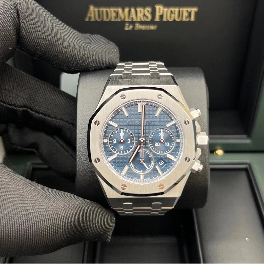 Octagonal Bezel Watch, Steel, 38-41 mm