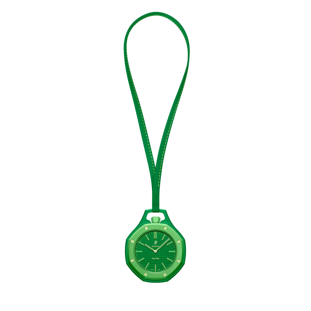 Round Watch, Green