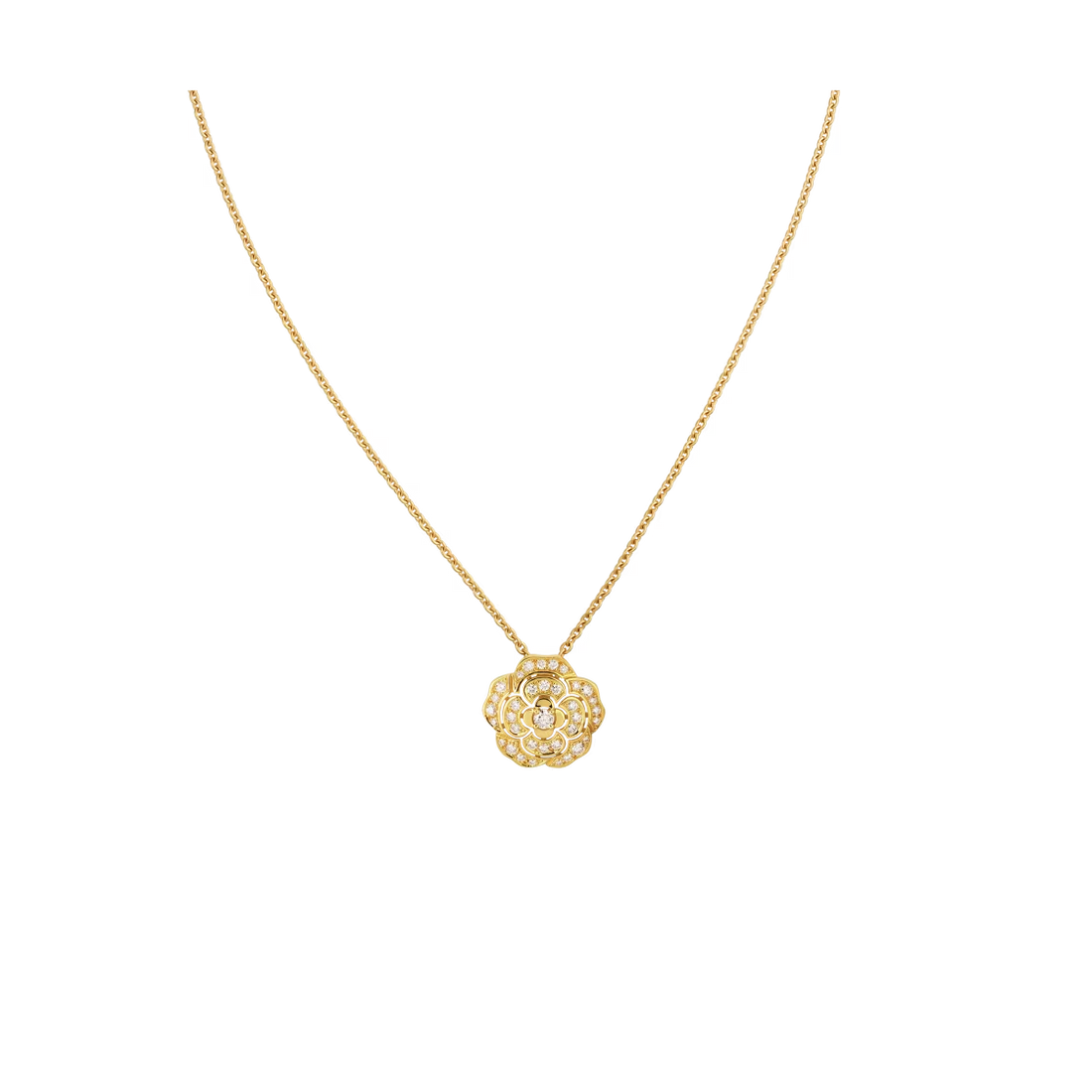 Chain Necklace, Yellow Gold Tone