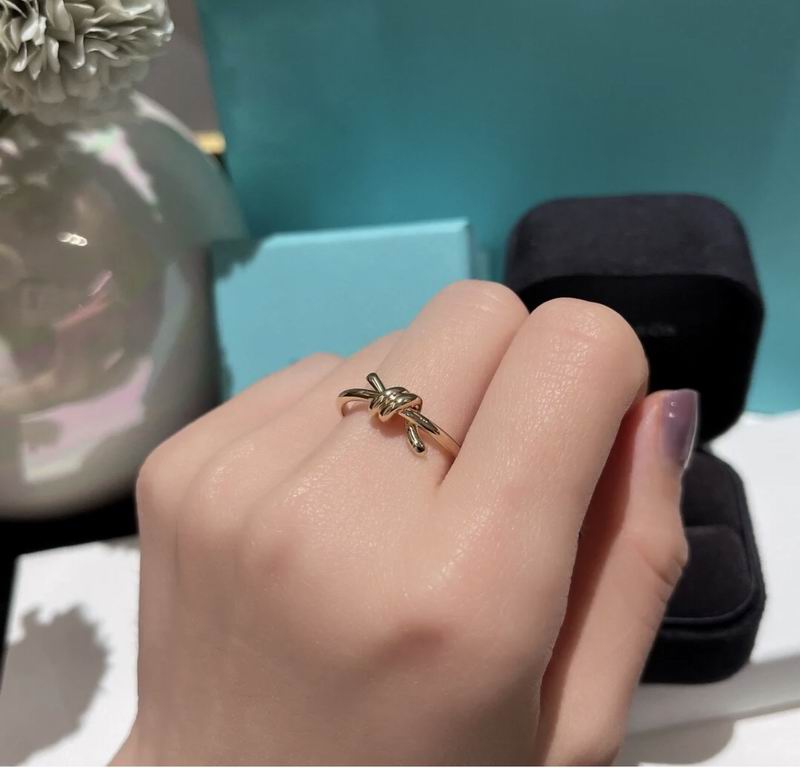 Knot Ring, Rose Gold Tone