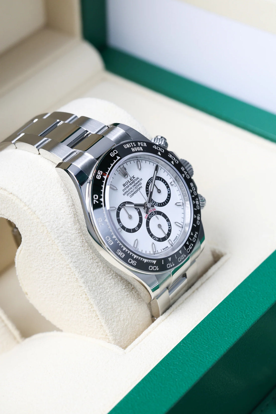 Chronograph Racing Watch, Steel, 40 mm