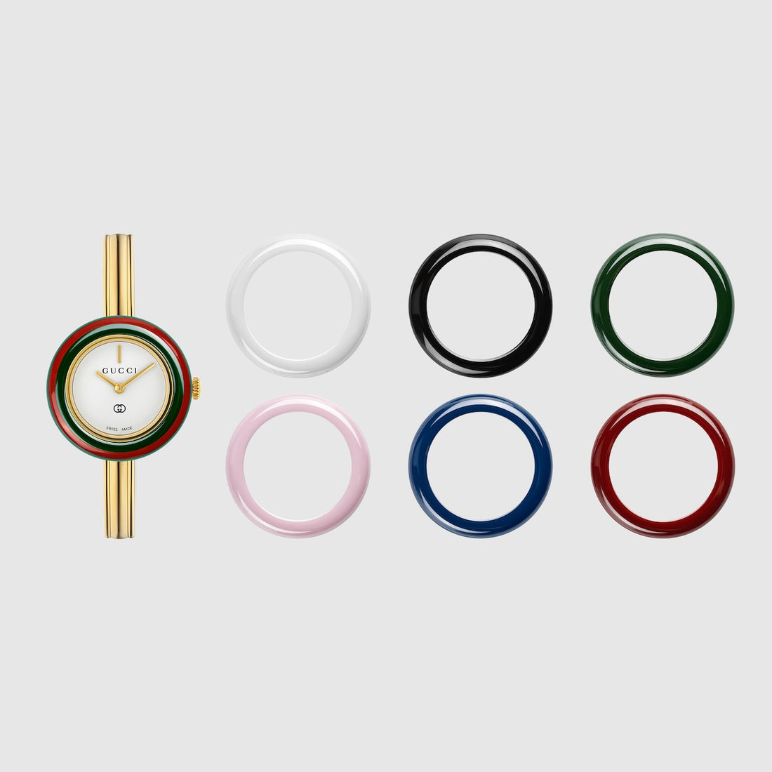 Round Watch, 18K, Yellow Gold Tone, 28 mm