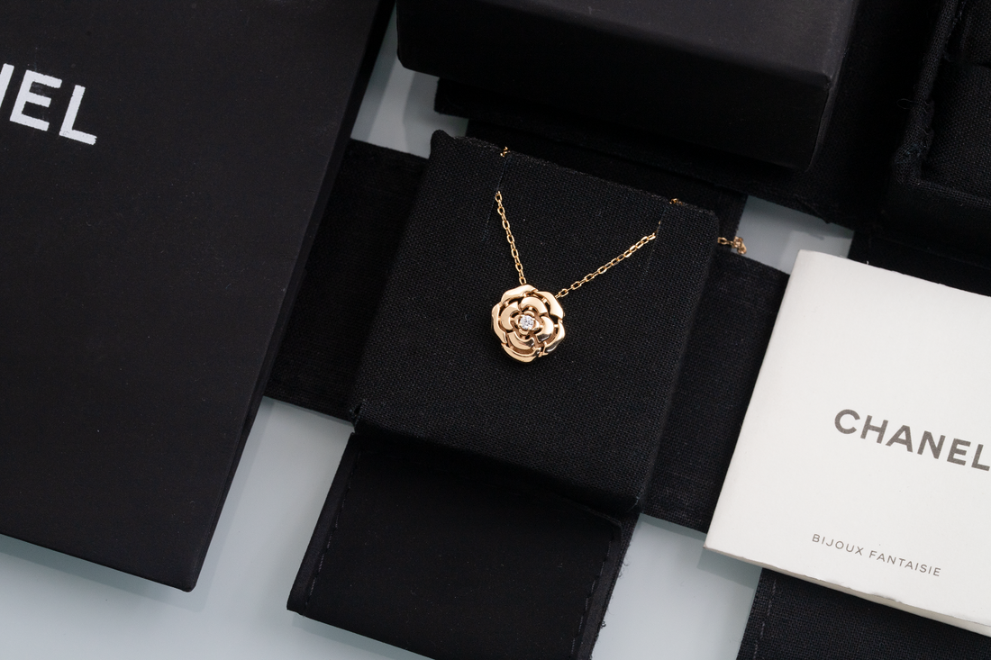 Chain Necklace, Rose Gold Tone