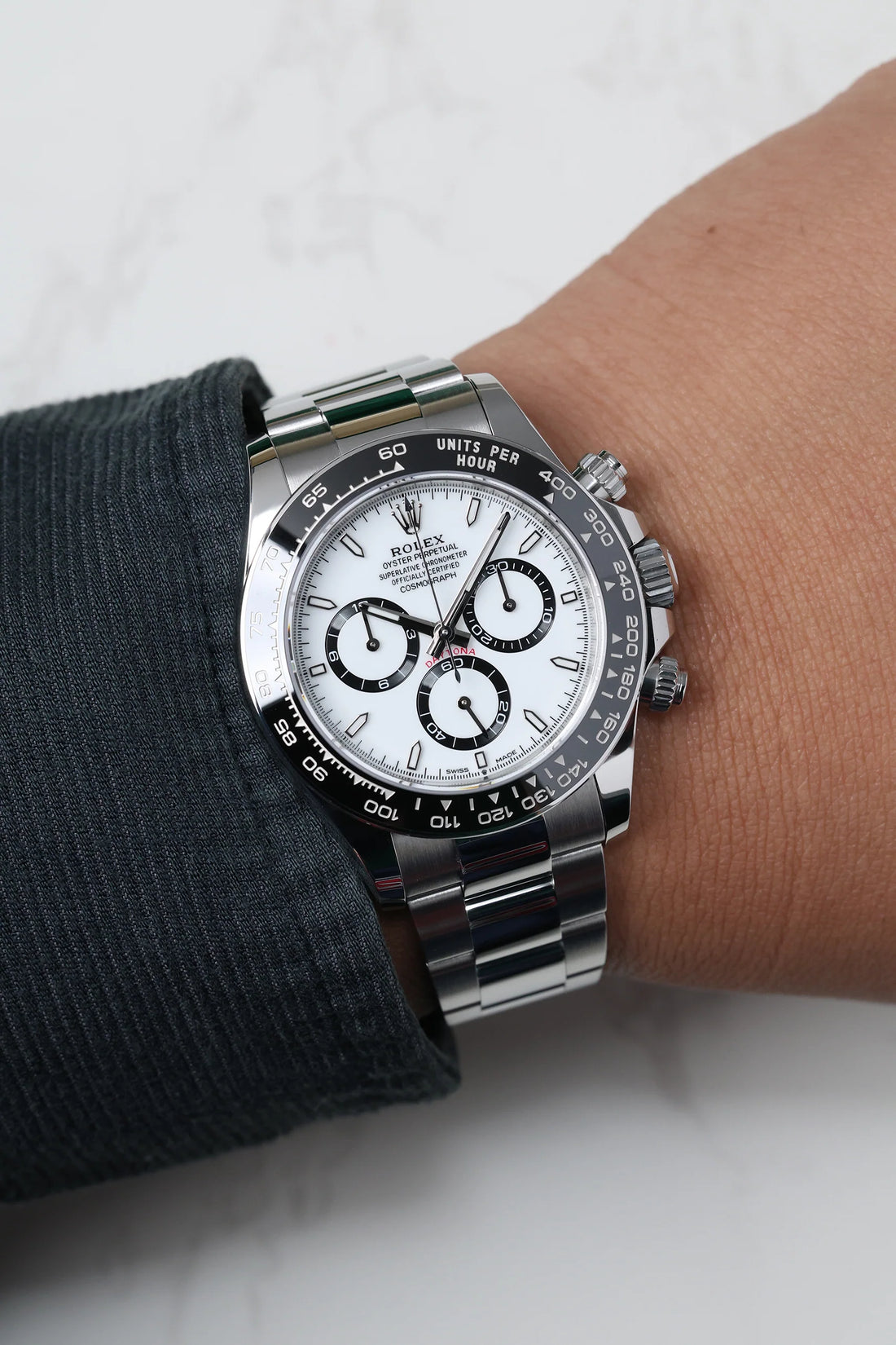 Chronograph Racing Watch, Steel, 40 mm