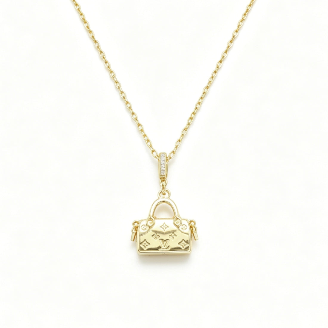Padlock Charm Necklace