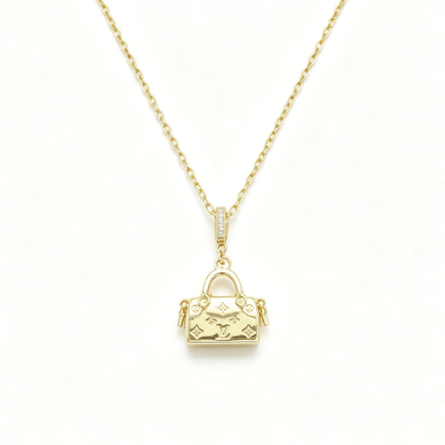 Padlock Charm Necklace