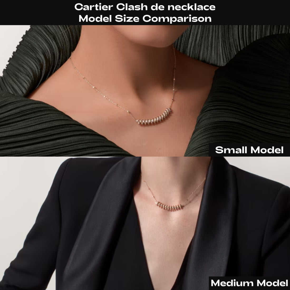 Studded Pendant Necklace, Rose Gold Tone