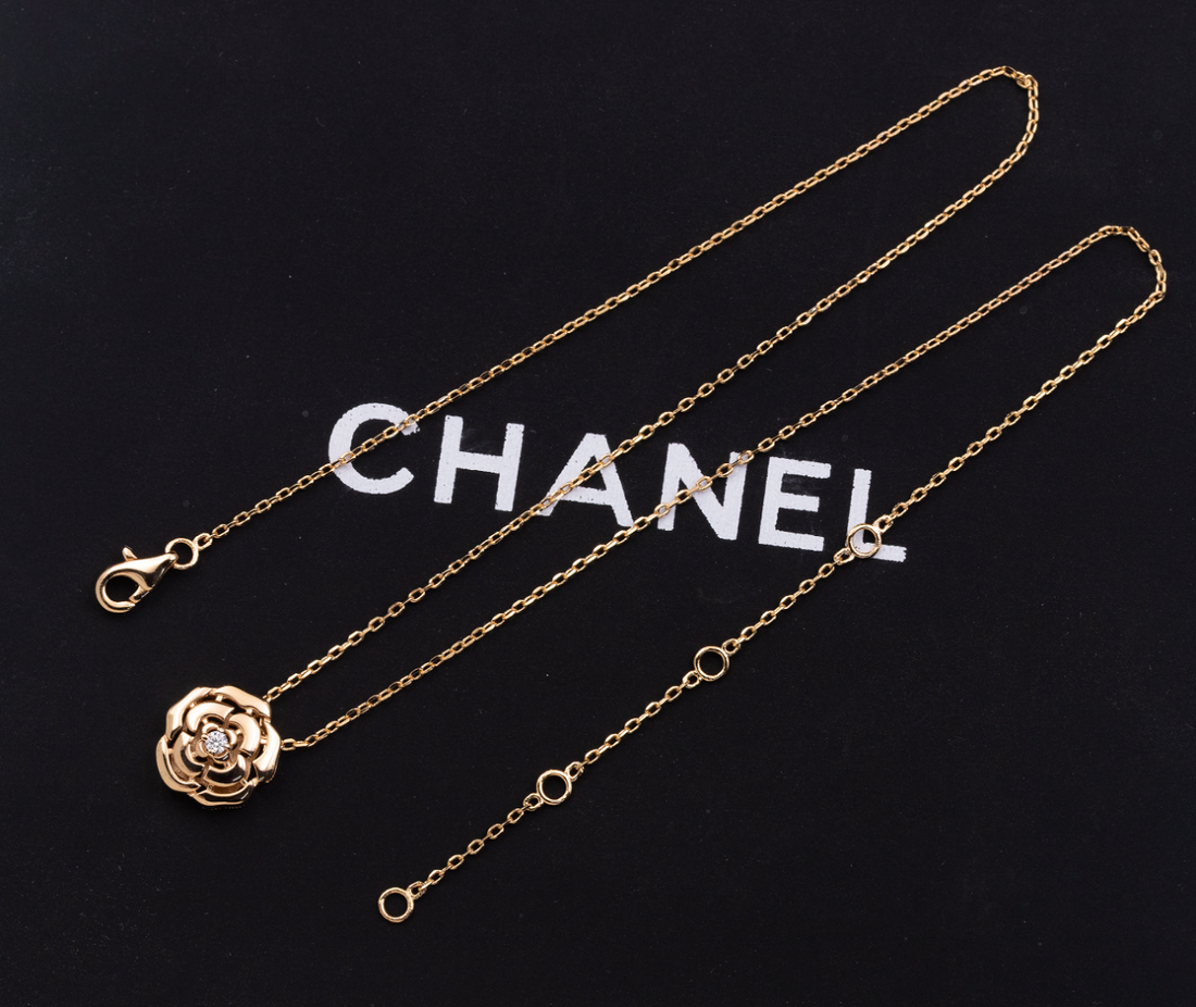 Chain Necklace, Rose Gold Tone