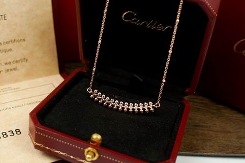 Studded Pendant Necklace, Rose Gold Tone
