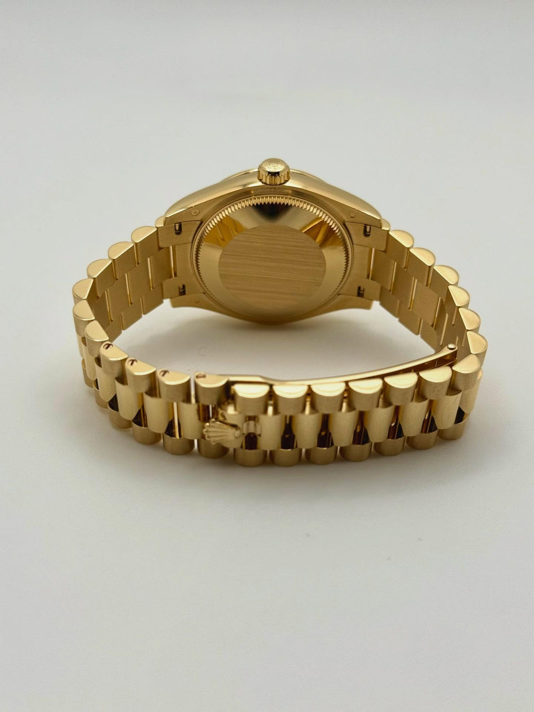 Classic Date Watch, Yellow Gold Tone, Steel, 31 mm