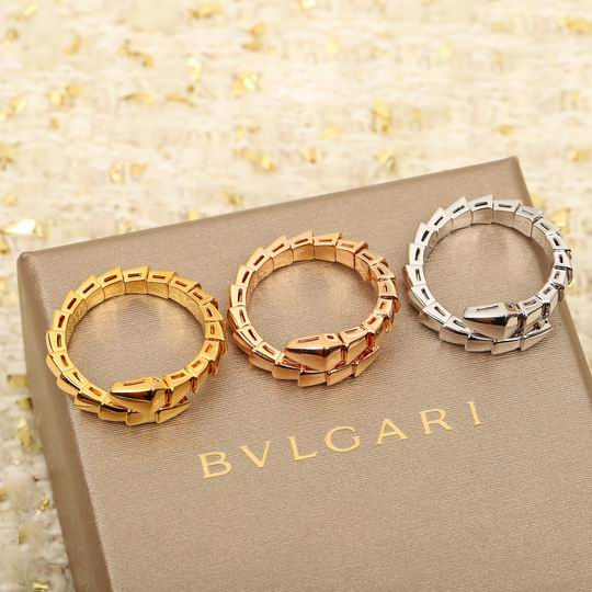 Snake-Scale Ring, Rose Gold Tone, Size XS