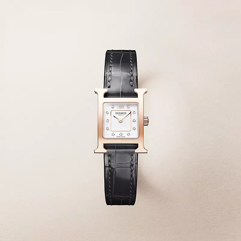 H-Case Watch, Rose Gold Tone, Mini Model, 21 mm