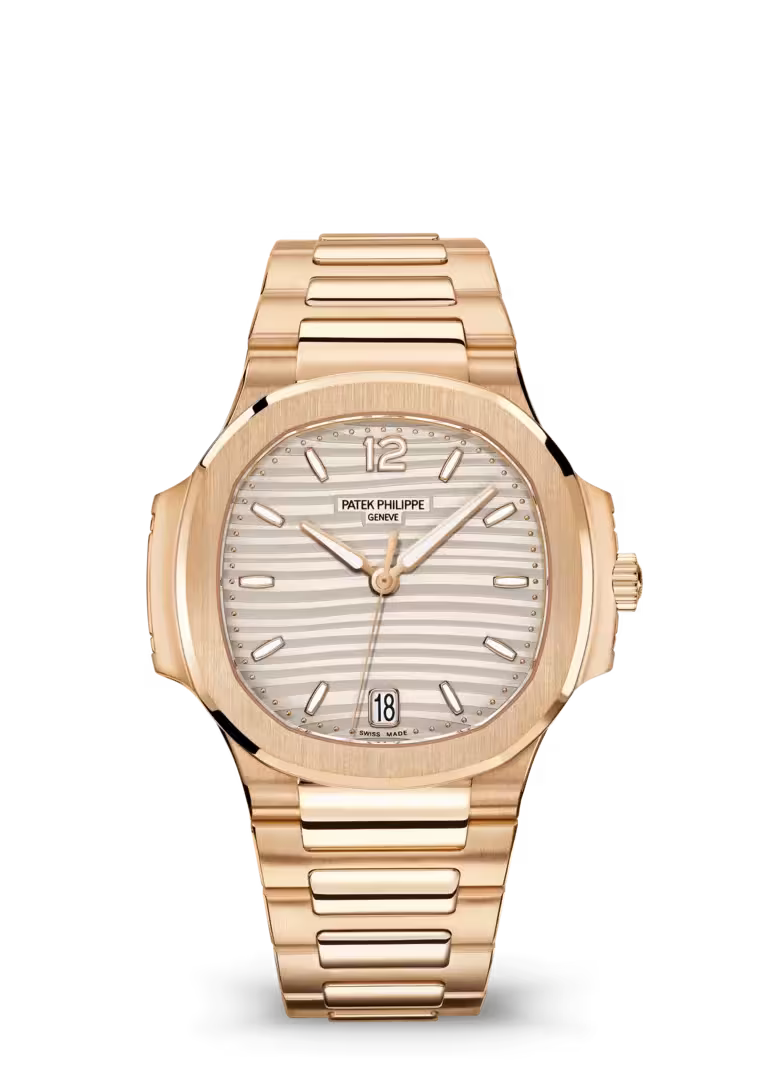 Porthole Case Watch, Rose Gold Tone