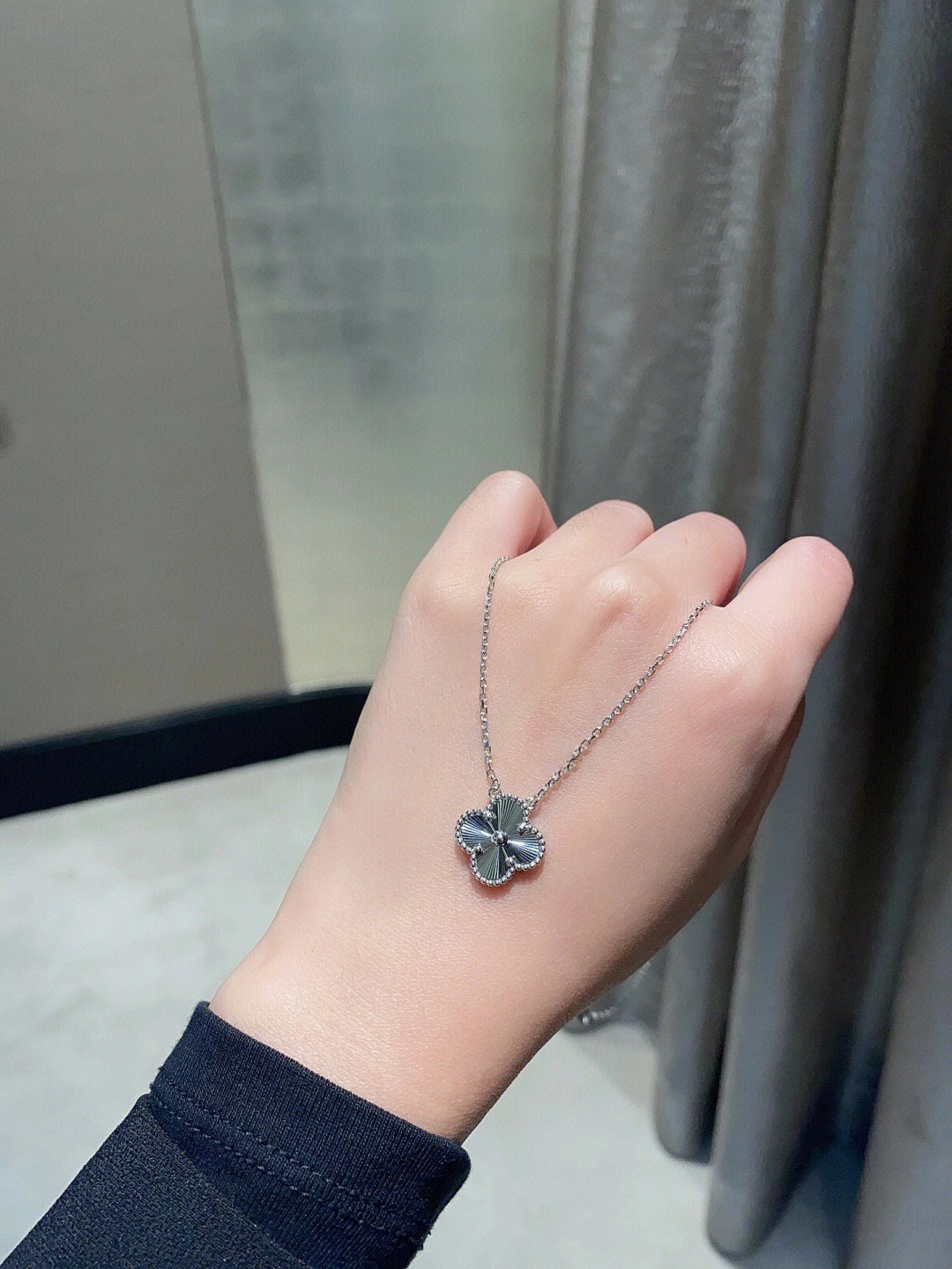 Quatrefoil Pendant Necklace