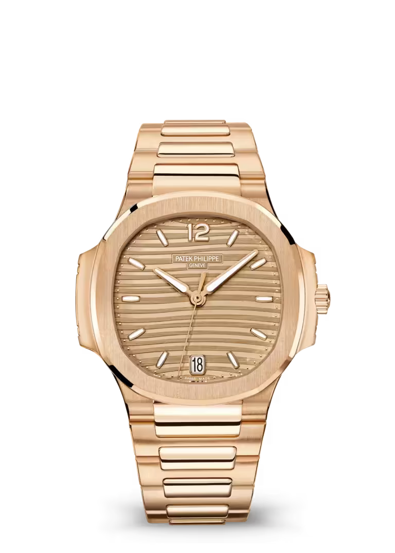 Porthole Case Watch, Rose Gold Tone
