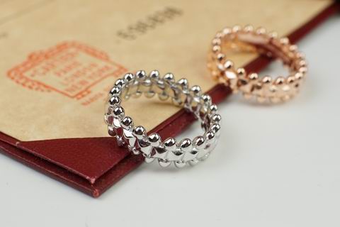 Studded Convertible Ring, Medium Model, White Gold Tone