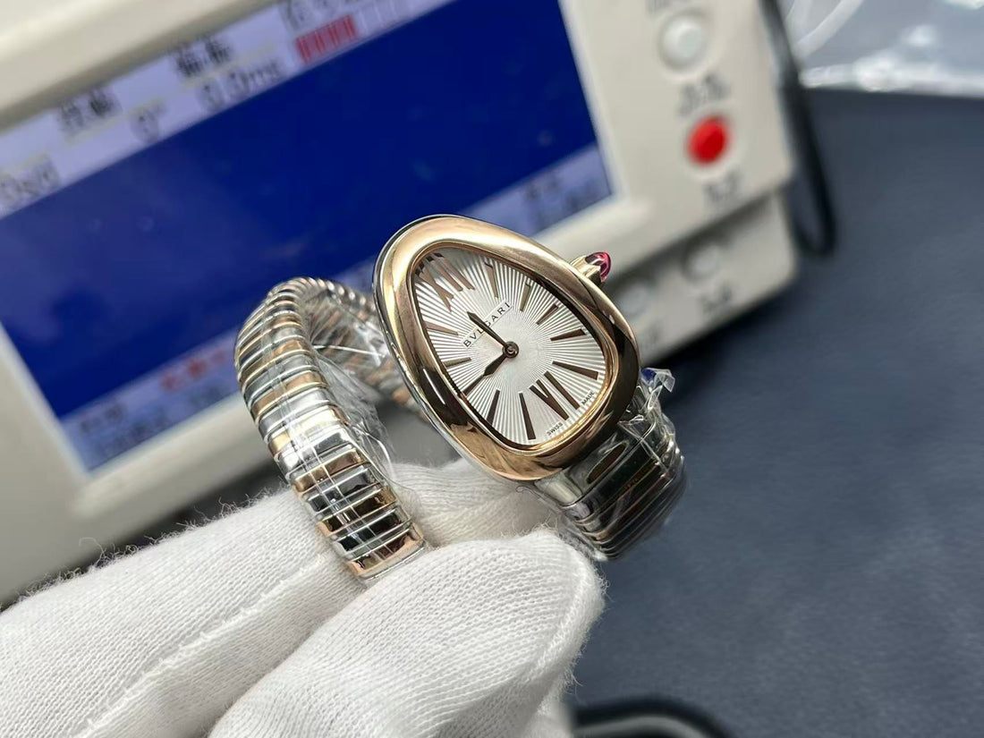 Coiled Band Watch, Rose Gold Tone, Steel, 35 mm