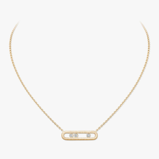 Chain Necklace, Yellow Gold Tone, Stone-Set