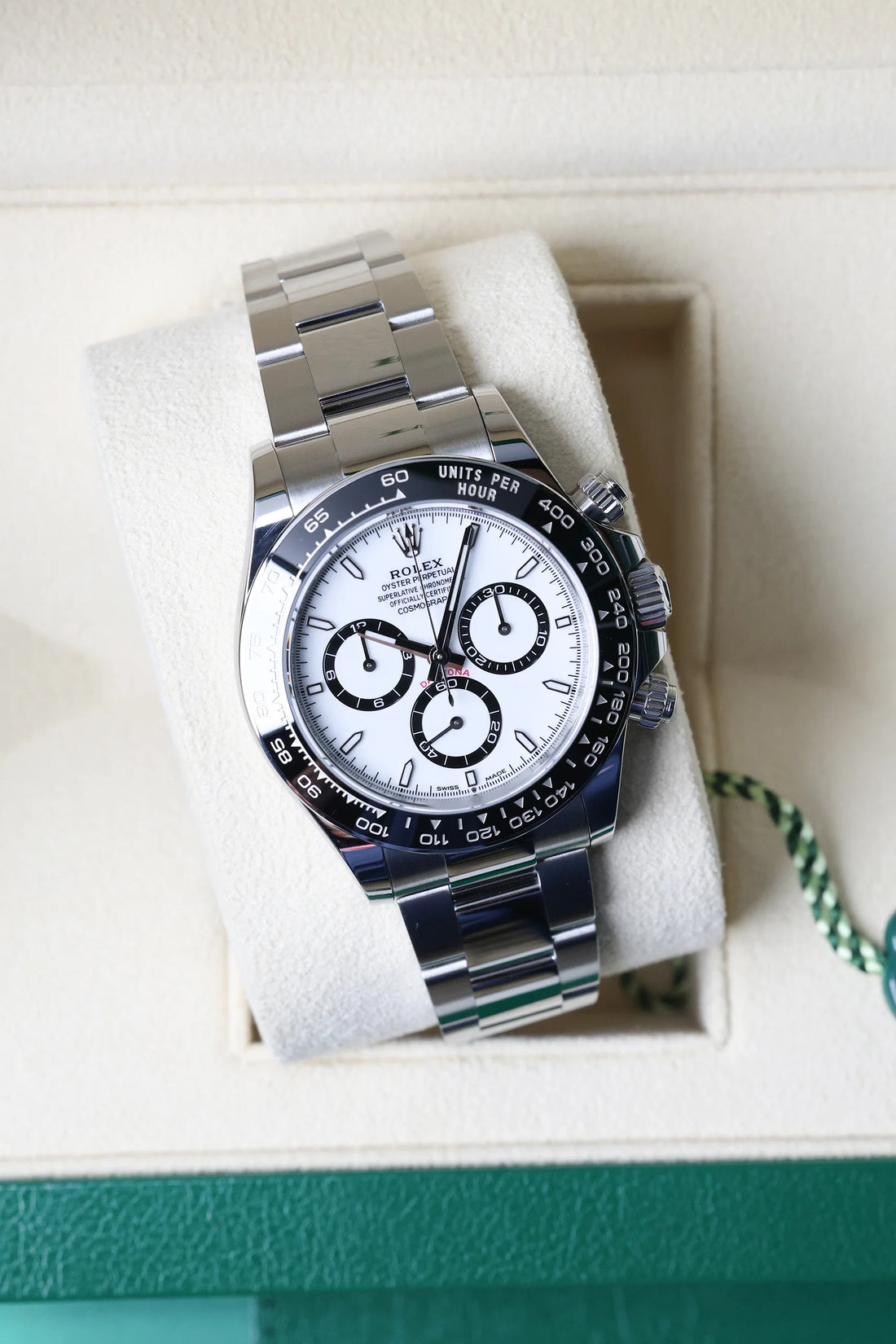Chronograph Racing Watch, Steel, 40 mm