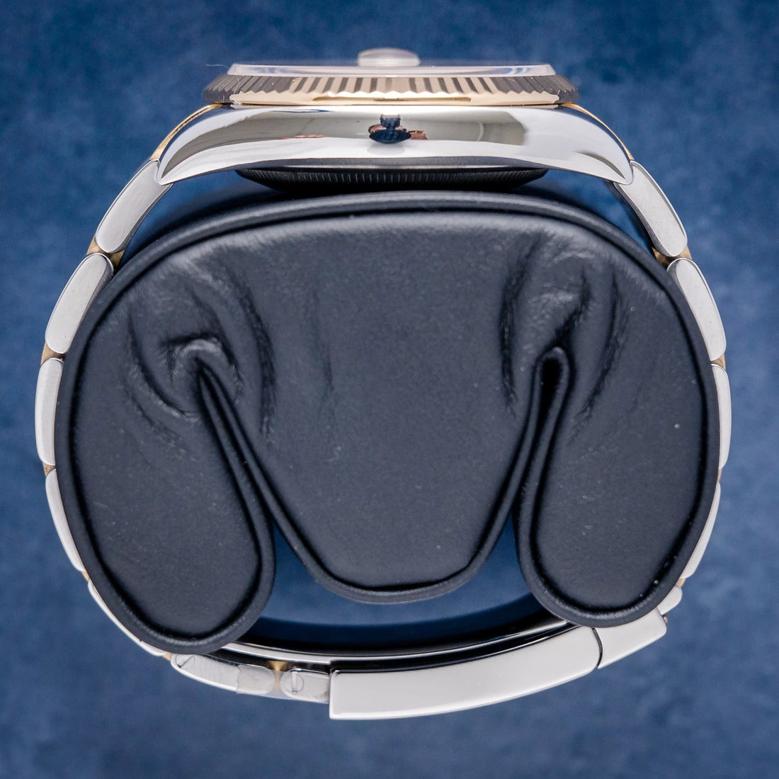 Classic Date Watch, Yellow Gold Tone, Steel, 36 mm