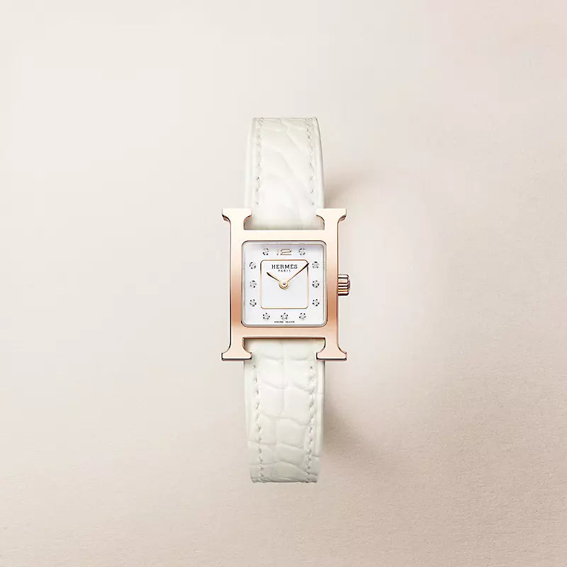 H-Case Watch, Rose Gold Tone, Mini Model, 21 mm