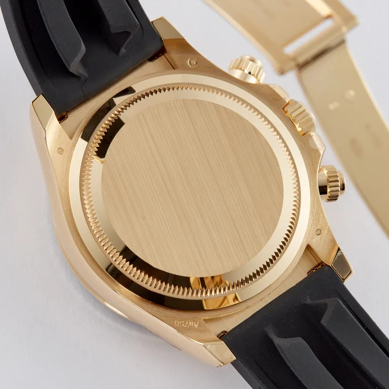 Chronograph Racing Watch, Yellow Gold Tone, 40 mm