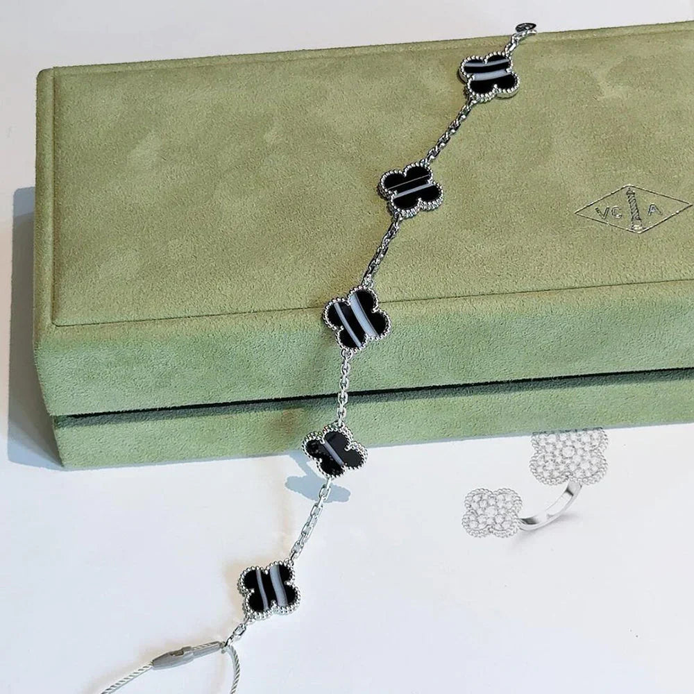 Quatrefoil 5 Motifs Bracelet, Pulsar Stone