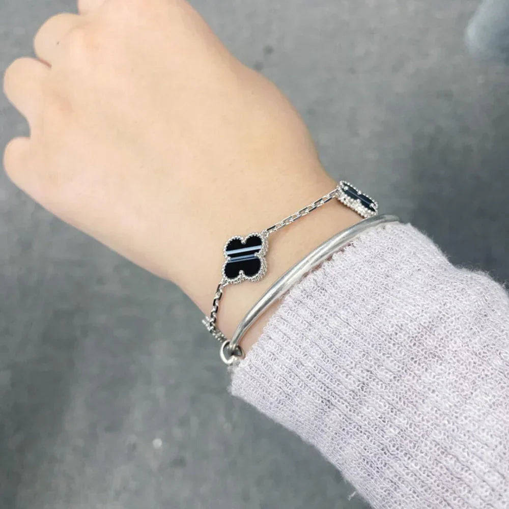 Quatrefoil 5 Motifs Bracelet, Pulsar Stone