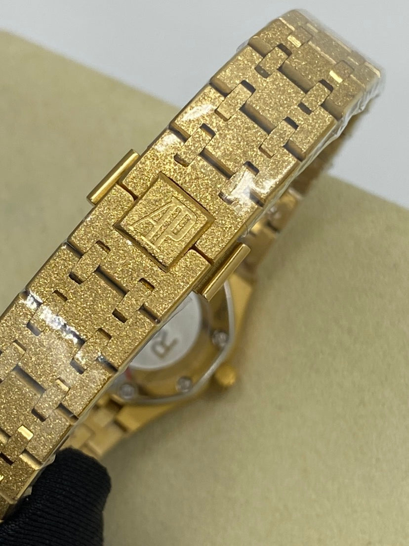 Octagonal Bezel Watch, Yellow Gold Tone, 23 mm