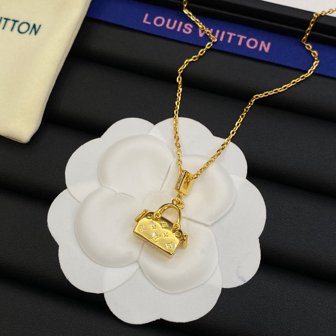 Padlock Charm Necklace