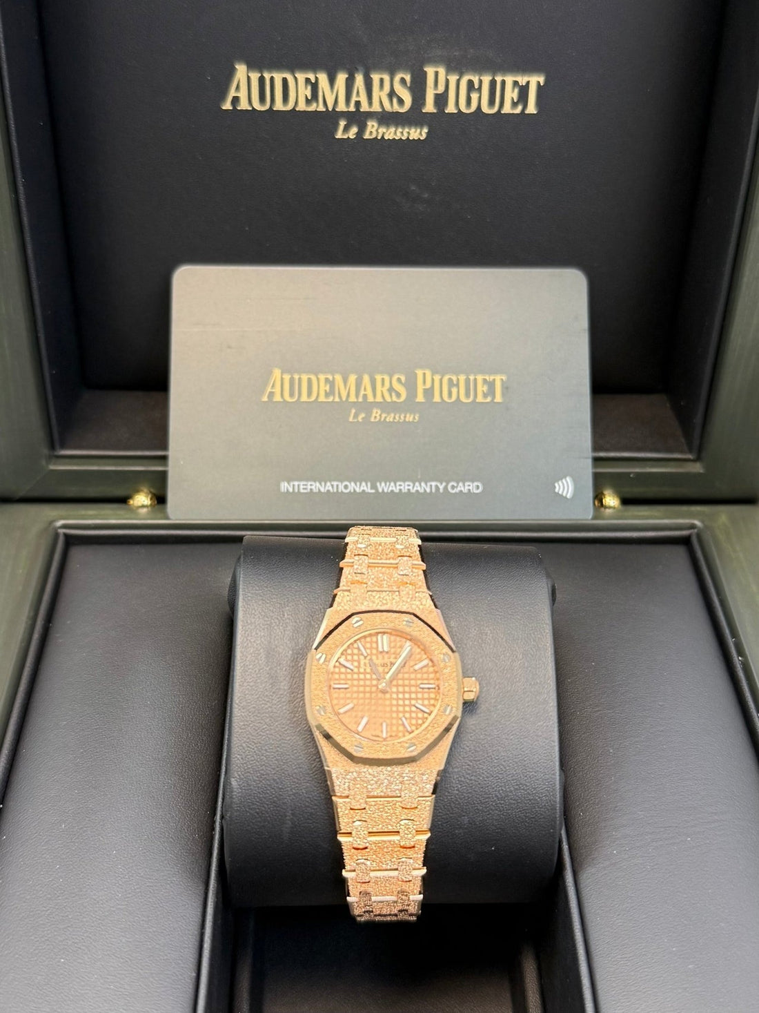 Octagonal Bezel Watch, Rose Gold Tone, 23 mm