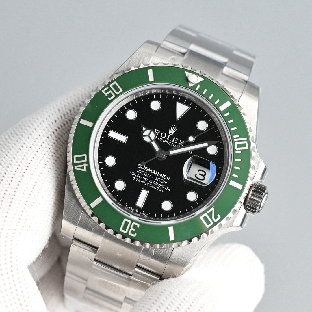Dive-Style Watch, Steel, 41 mm