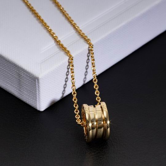 Spiral Pendant Necklace, 18K Yellow Gold Plated