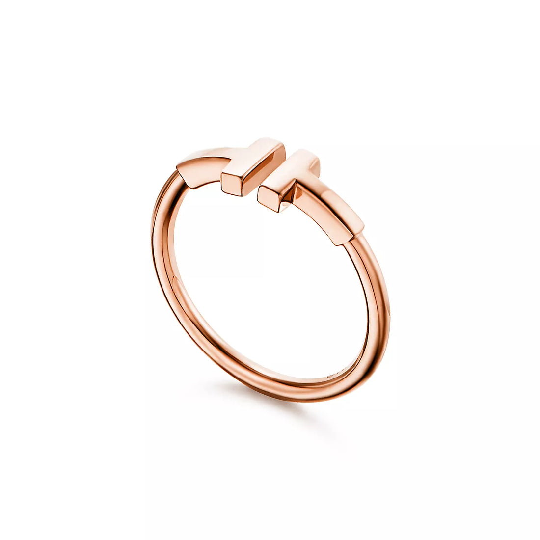 Wire Band Ring, Rose Gold Tone