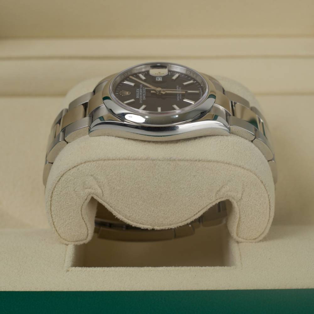 Classic Date Watch, White Gold Tone, Steel, White, 31 mm