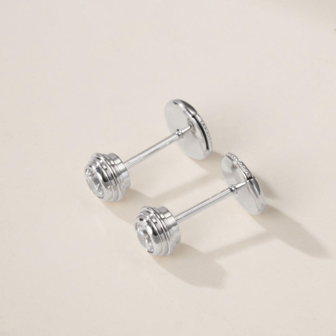 Heart Pavé Earrings