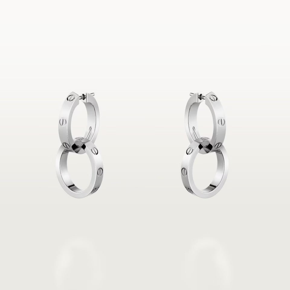 Screw-Lock Dangle Earrings, 3.3 mm