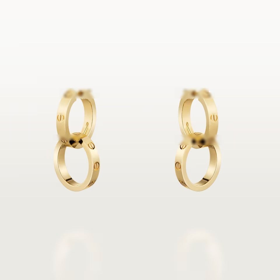 Screw-Lock Dangle Earrings, 3.3 mm