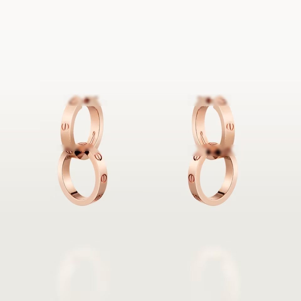 Screw-Lock Dangle Earrings, 3.3 mm