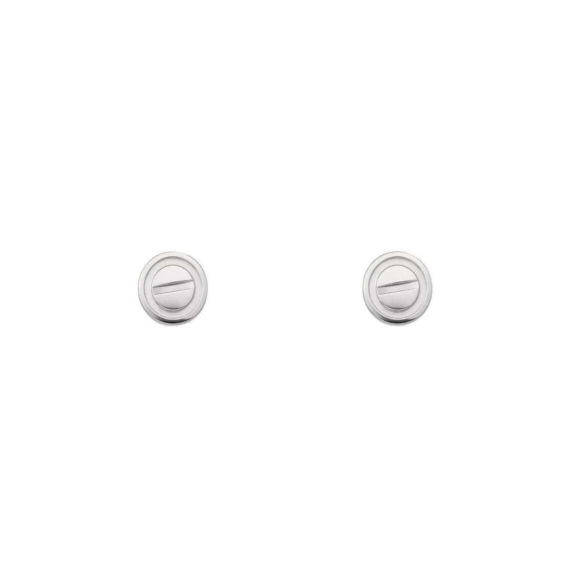Screw-Lock Hoop Earrings, 7.2 mm