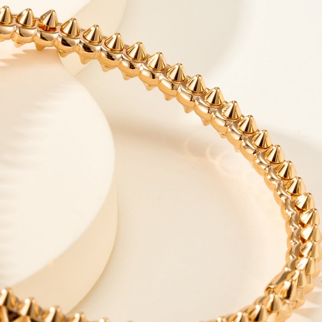 Studded Bangle Bracelet, 8 mm