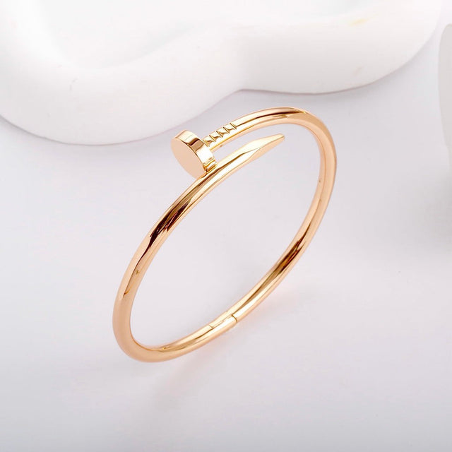 Wrapped Nail Bracelet, 3.5 mm