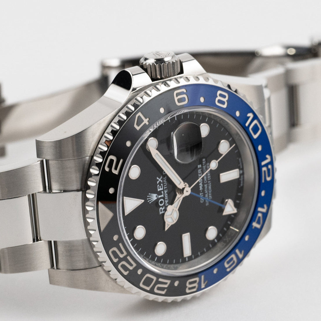 Dual-Time Bezel Watch, Steel, 40 mm