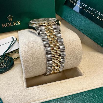 Classic Date Watch, Yellow Gold Tone, Steel, 28-36 mm