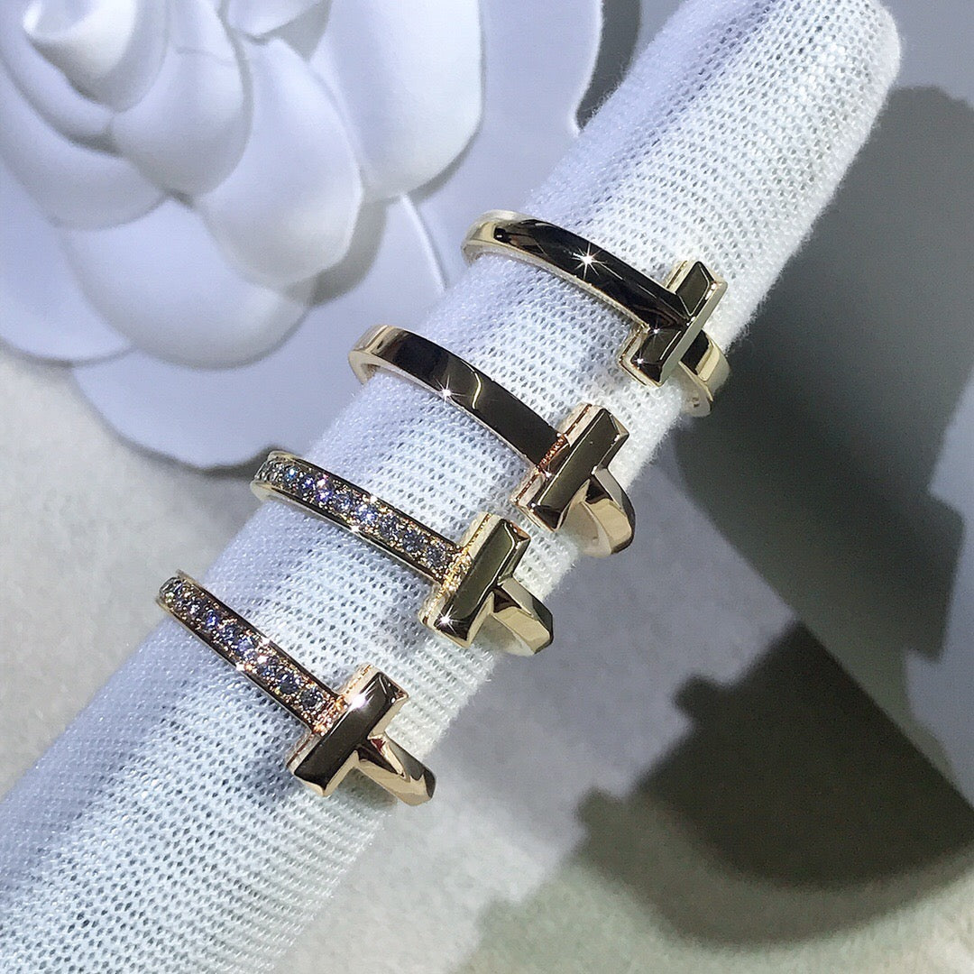 Wide Band Ring, Rose Gold Tone