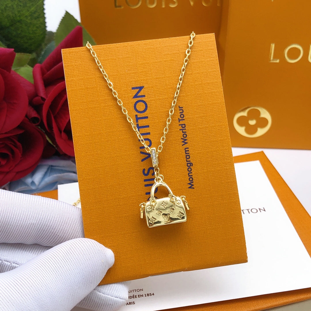 Padlock Charm Necklace